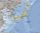 Landkarte Japan