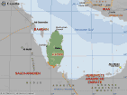 Landkarte Katar